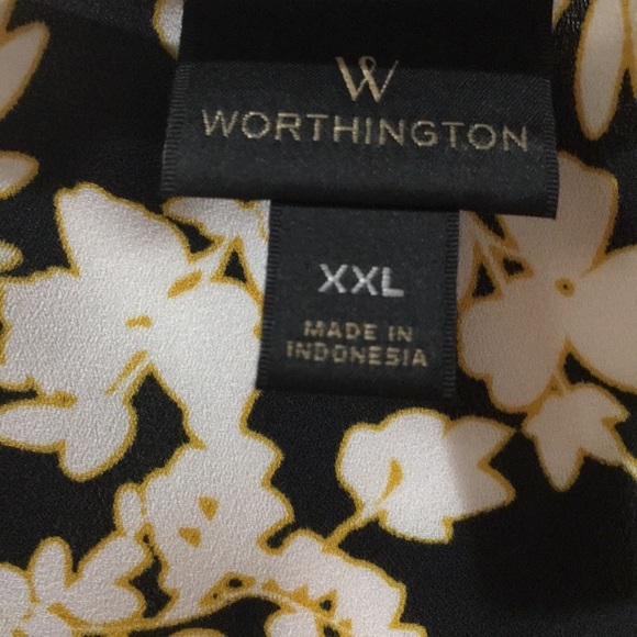 Worthington Plus Size Sleeveless Top, Size XXL - Picture 2 of 5